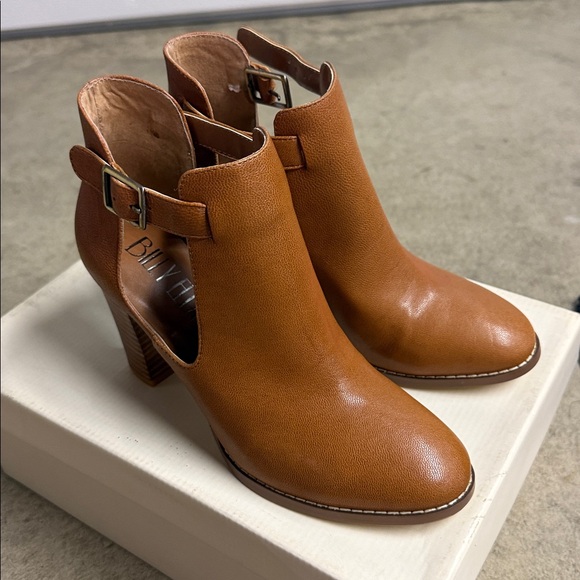 Brand new Anthropologie - Billy Ella - Brown Leather Ankle Boots - Picture 8 of 11